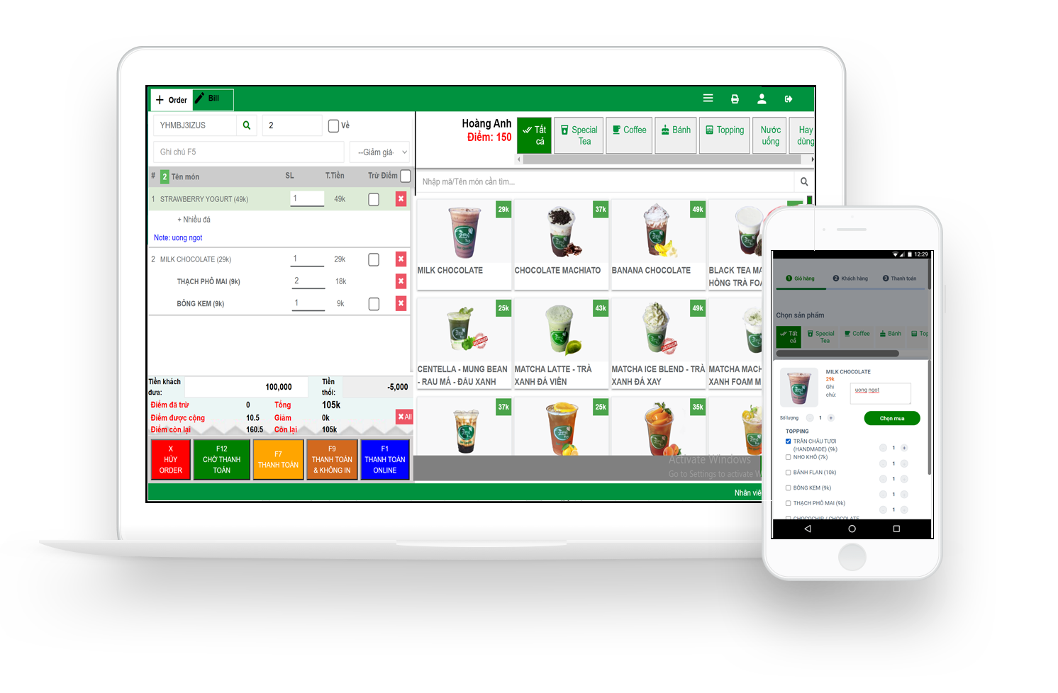 Phần mềm bán hàng, app di động bán hàng